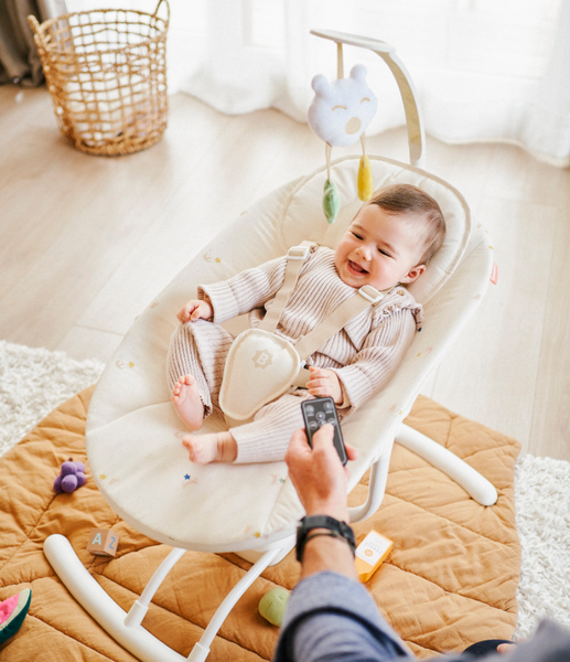 Cream sales baby bouncer