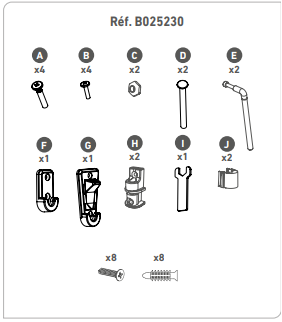 Spare Fixings Badabulle Safe & Protect Safety Gate XL