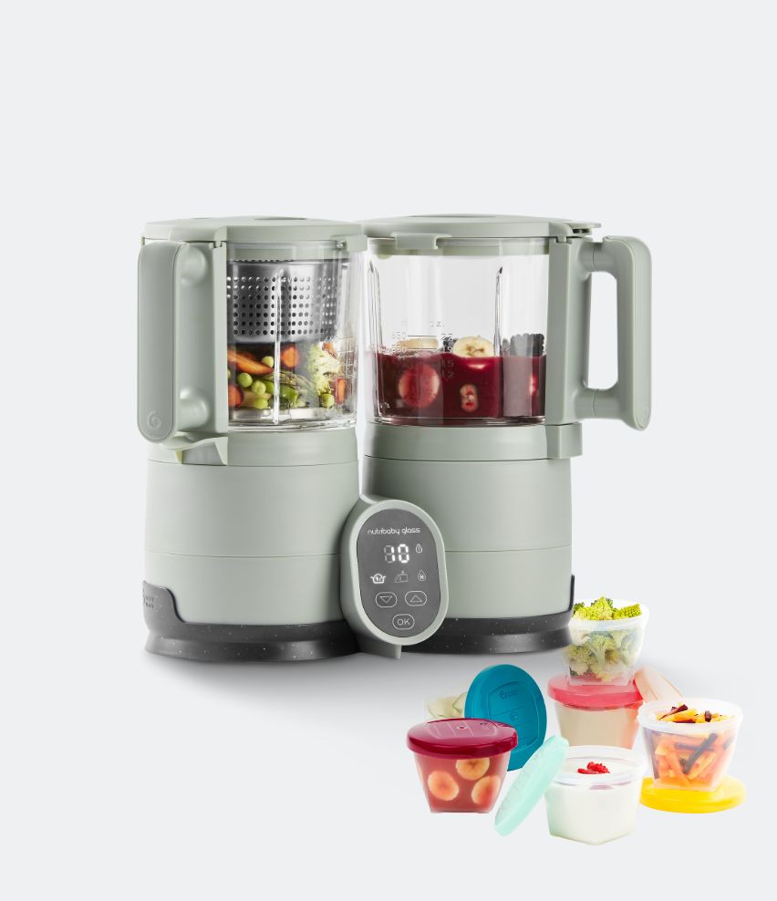 Nutribaby Glass 2.0 Baby Food Maker Celadon Green