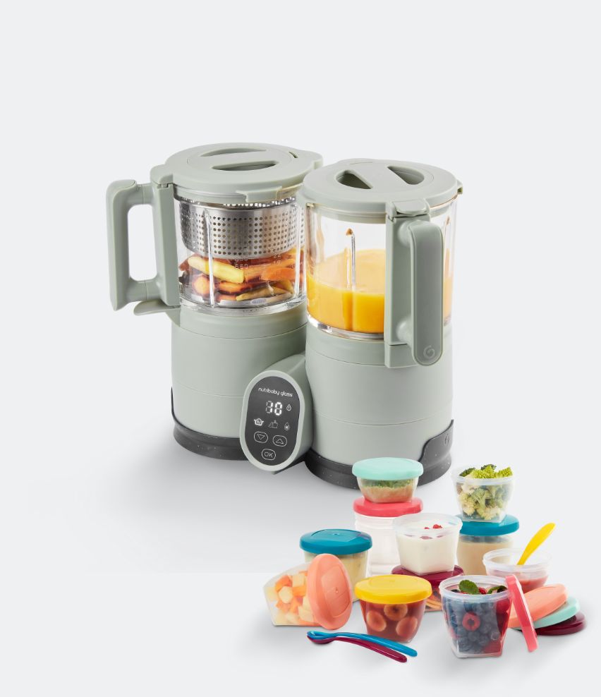Nutribaby Glass 2.0 Baby Food Maker Celadon Green