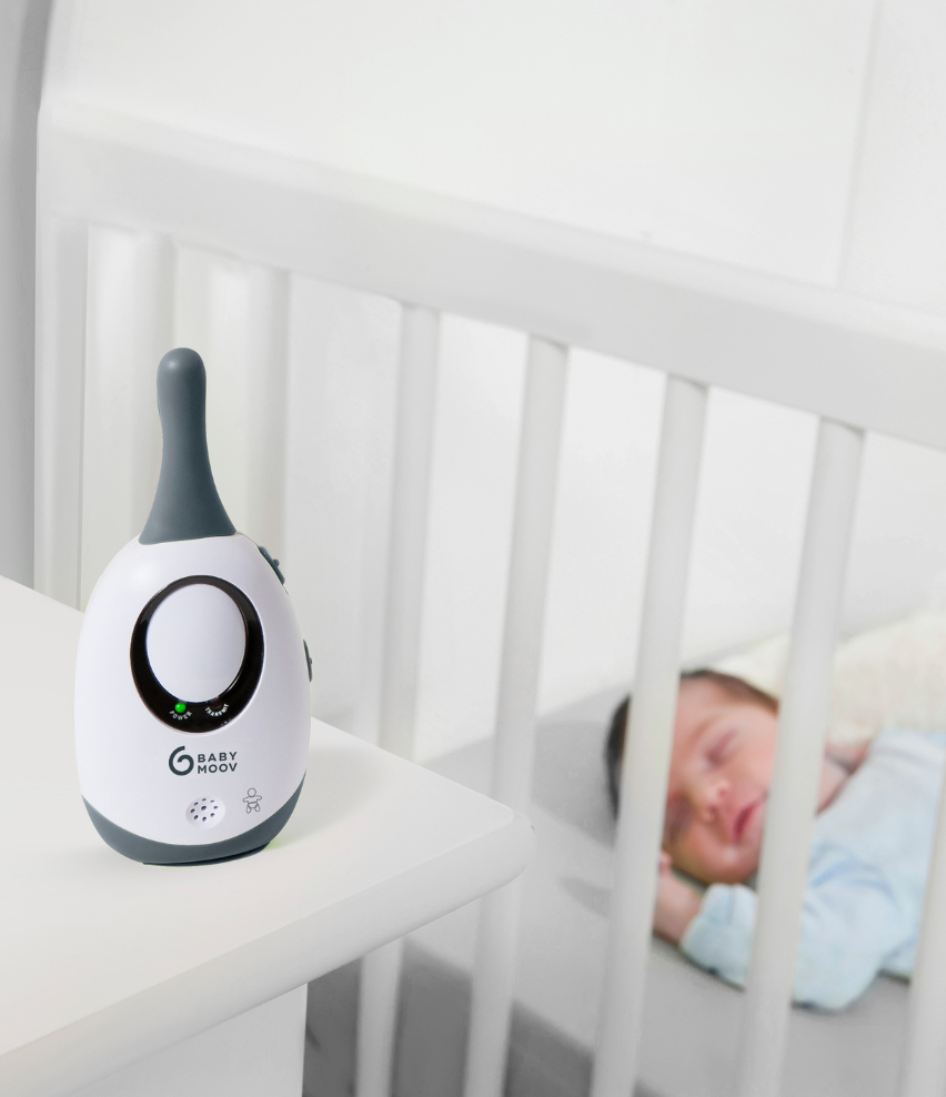 Low Emission Audio Baby Monitor Simply care 300m Range Babymoov