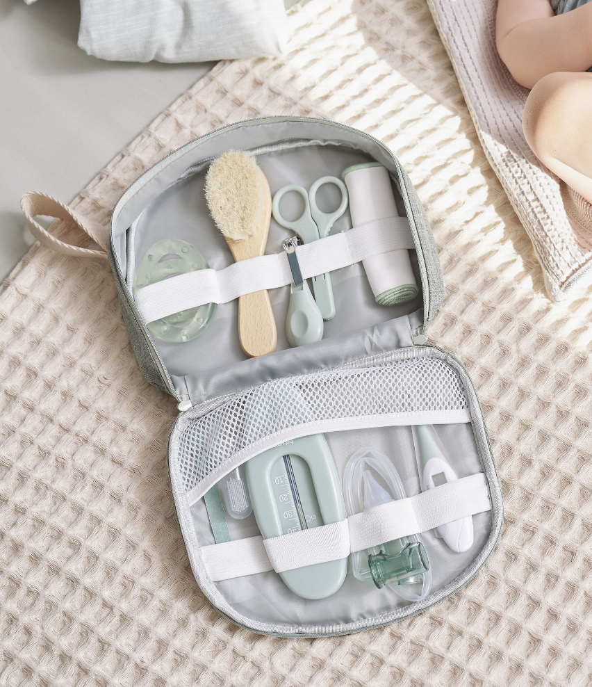 Baby Grooming care essentials Kit Sea Green