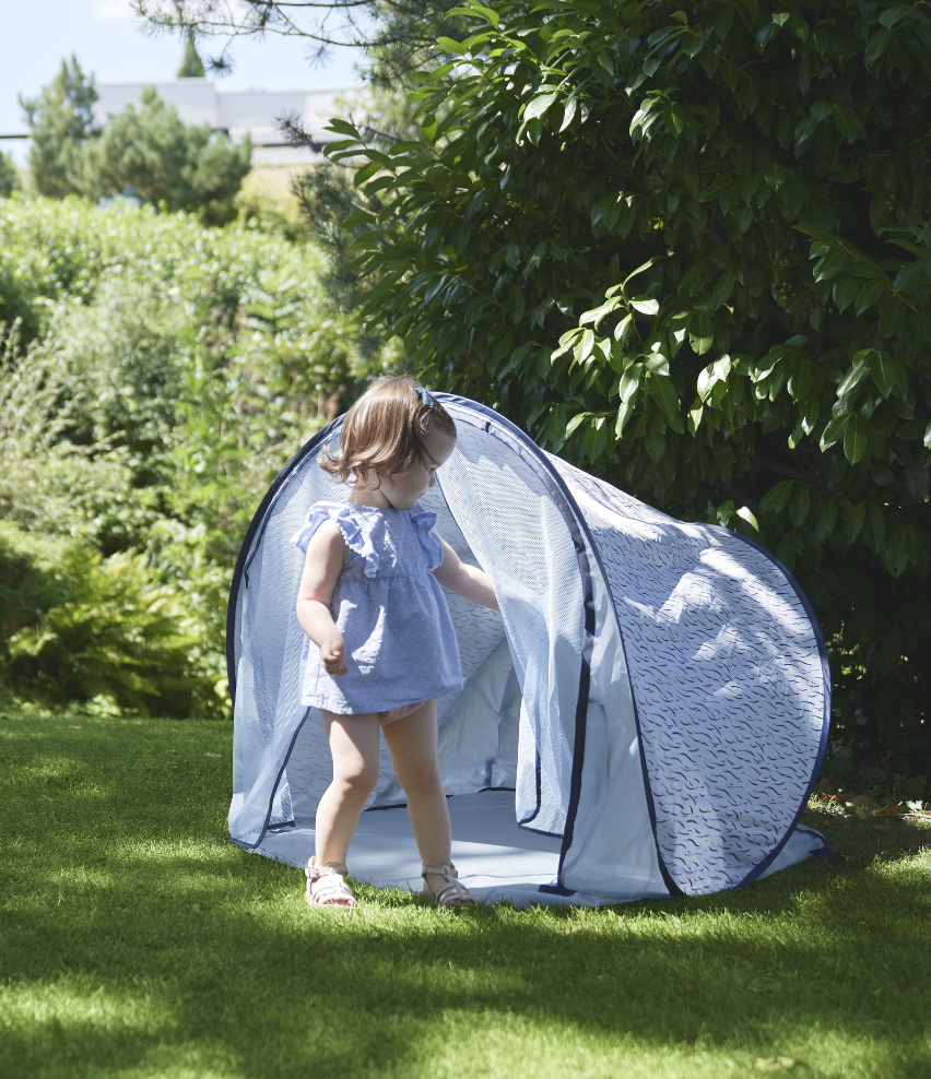 Anti-UV Tent 50+ UPF Protection Blue Waves