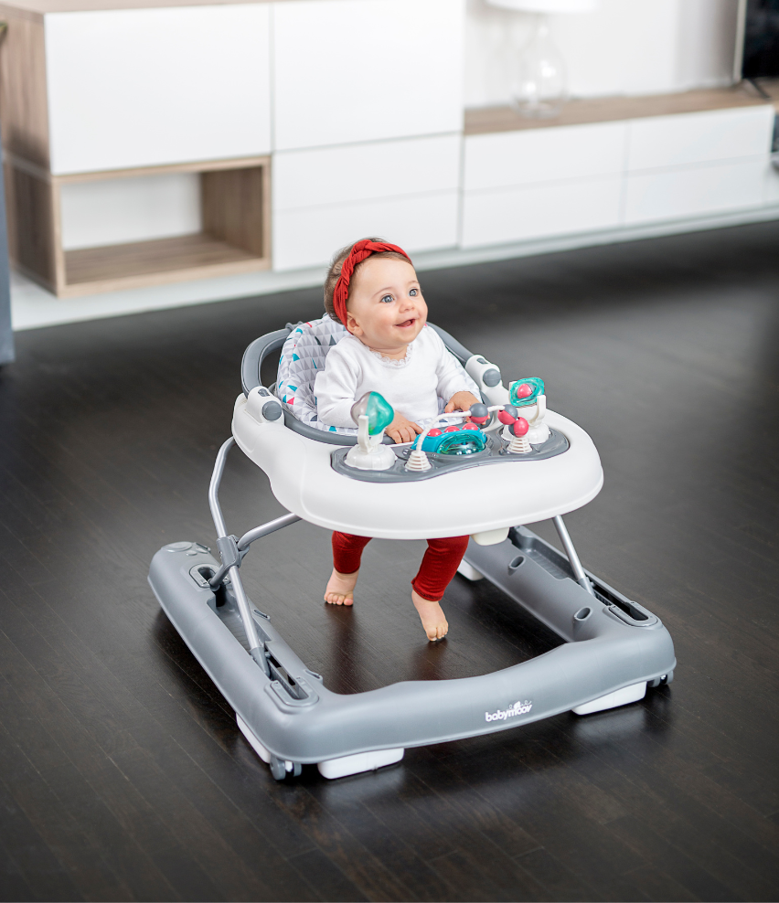 2in1 baby walker with steerable wheels