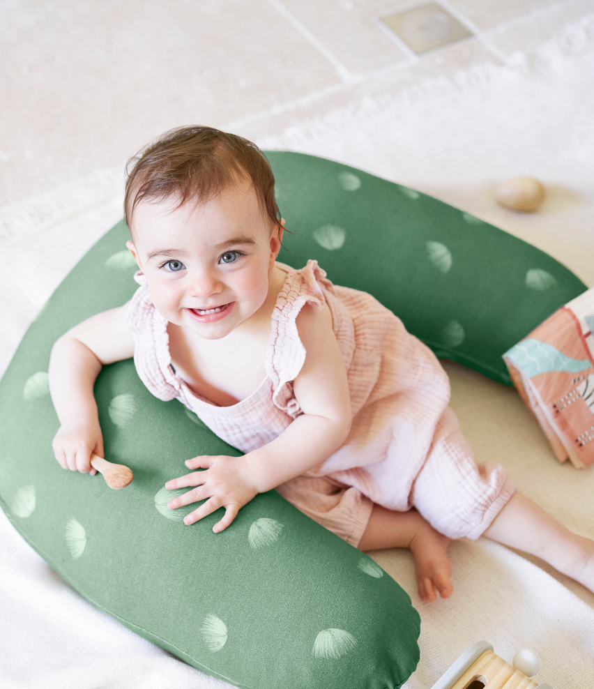 Shop BABY WORLD Baby World C Shaped Pregnancy Pillow for Sleeping, 55.12'',  Light Grey | Dragonmart United Arab Emirates