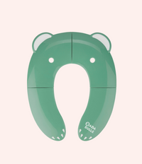 Foldable toilet training seat