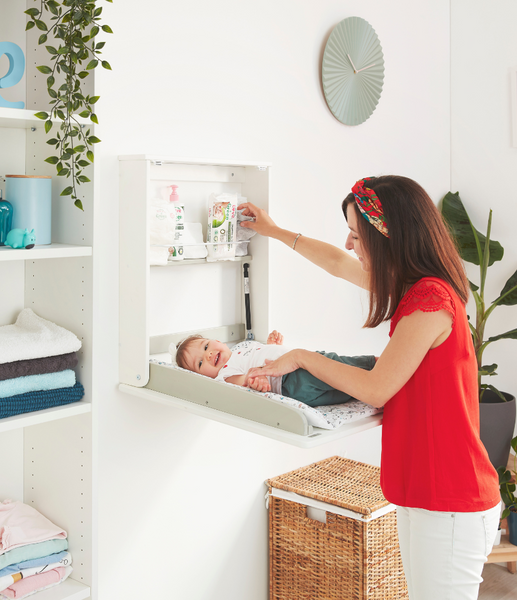 Fold out changing table on sale