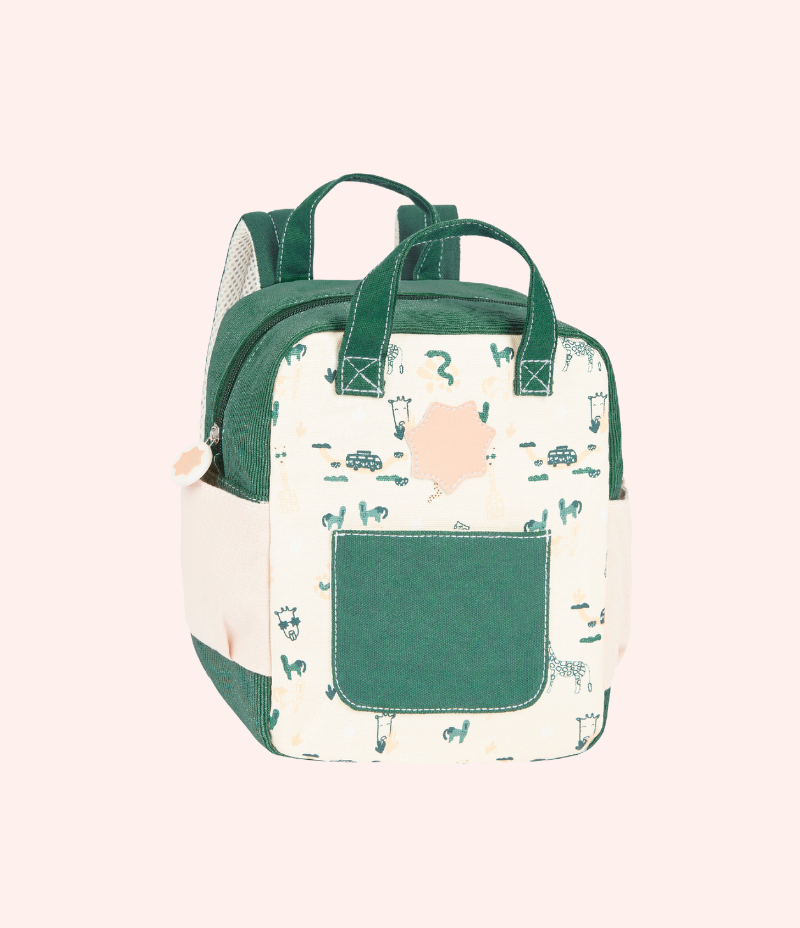 Mini Matching Kids Backpack Corduroy Safari Badabulle