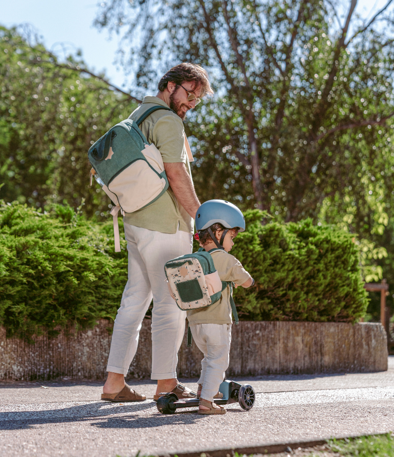 Mini Matching Kids Backpack Corduroy Safari Badabulle