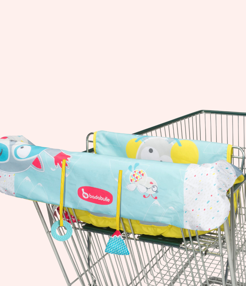 Shopping trolley baby seat cover